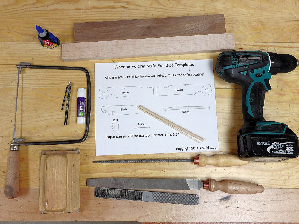 tools and materials that are needed for the build
